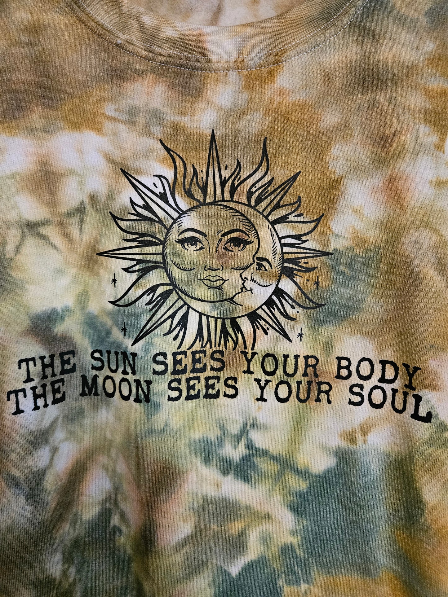 Sun and Moon Tie-Dye Sweatshirt