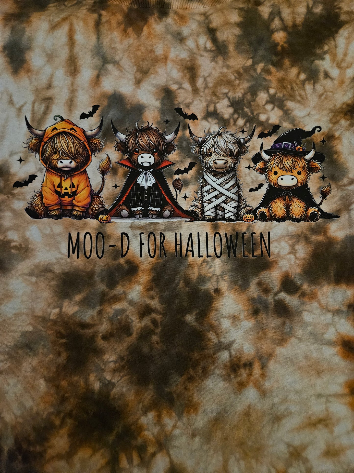 Moo-D for Halloween Tie-Dye Shirt
