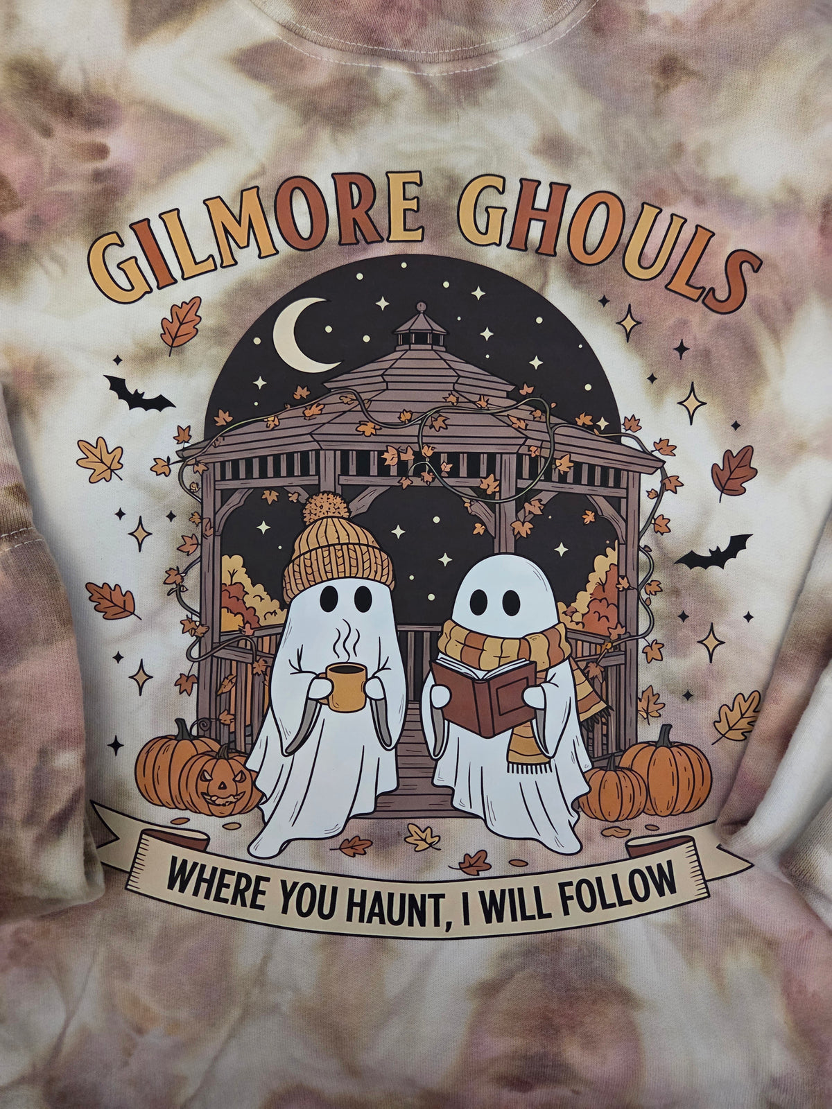 Gilmore Ghouls tie-dye Sweatshirt