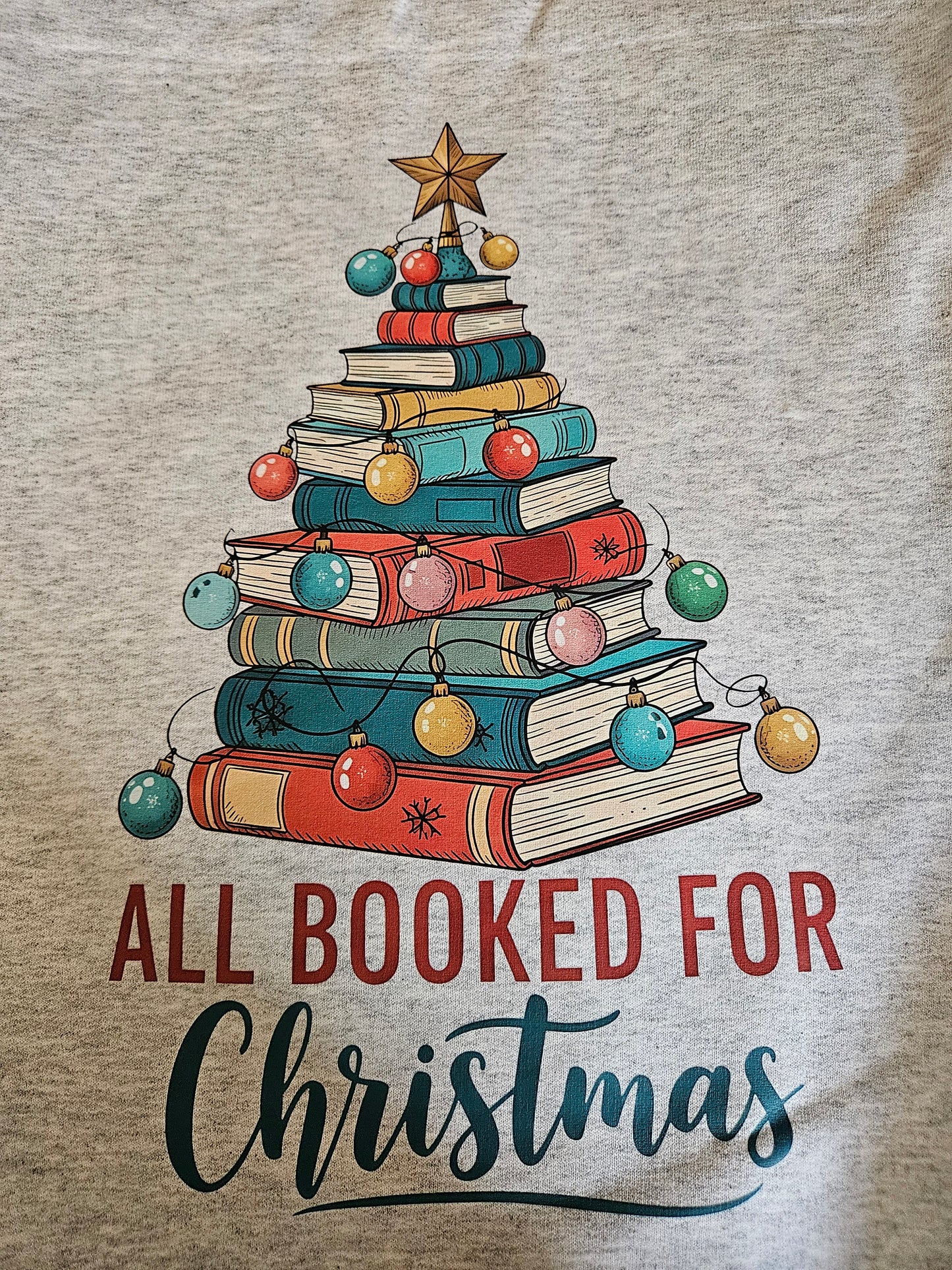 All Booked Christmas Sweatshirt