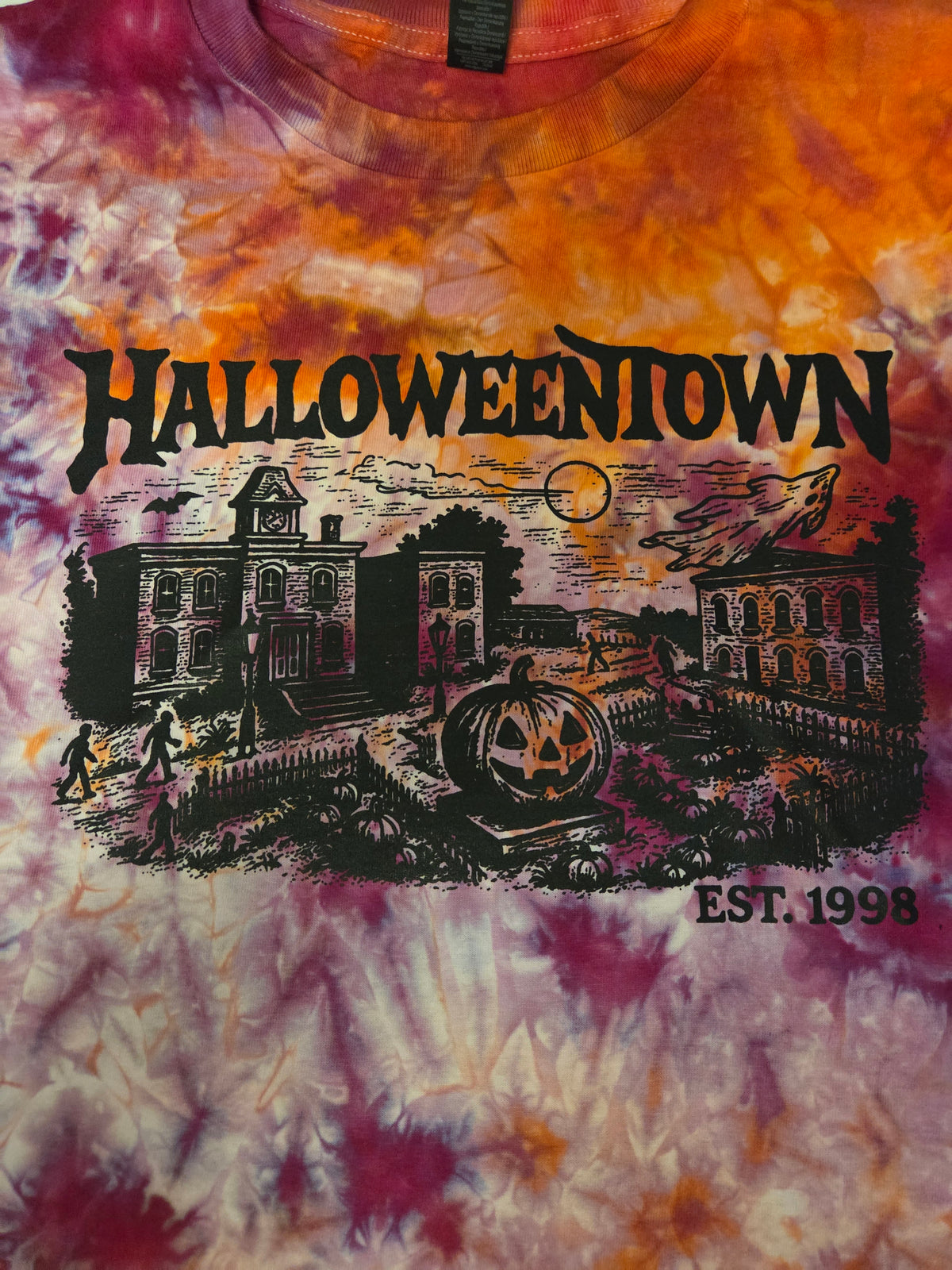 Halloween Tie-Dye T-Shirt