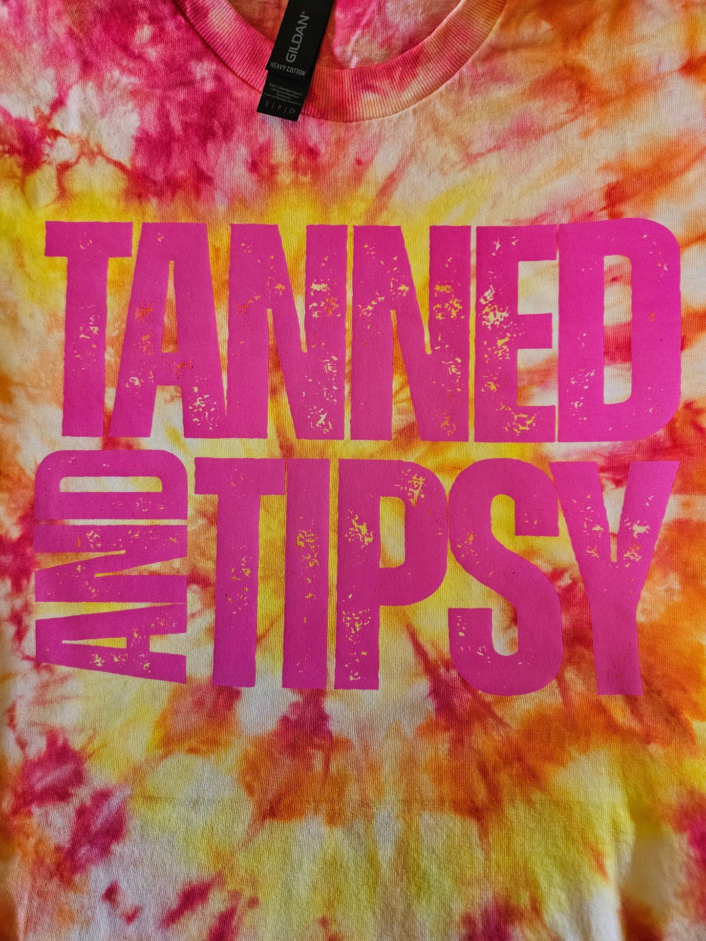 Tanned And Tipsy Tie-Dye Shirt