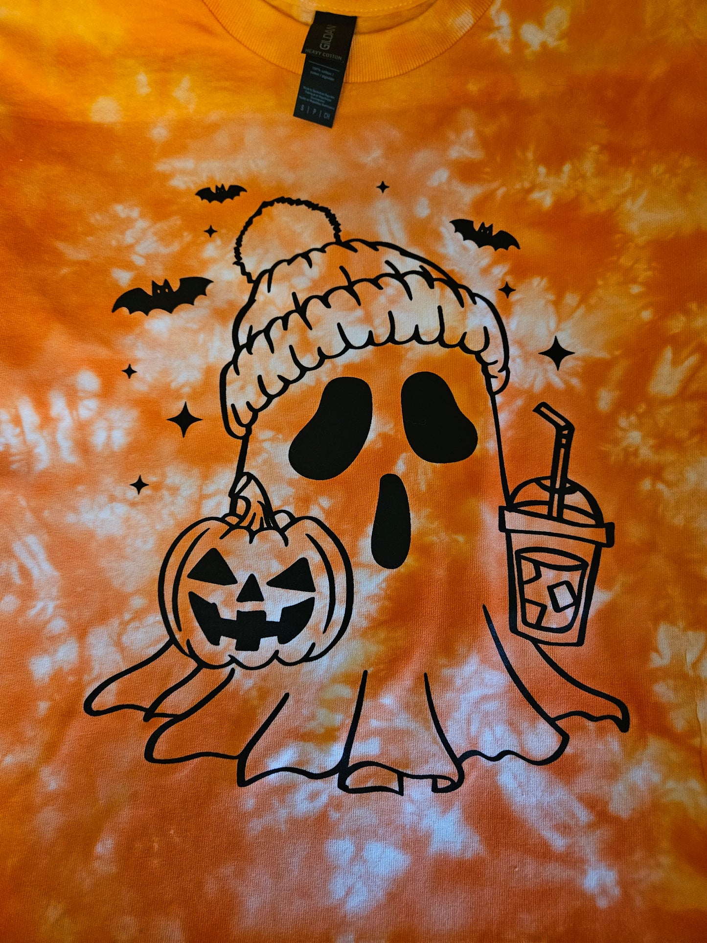 Cool Guy Ghost Tie-Dye Shirt