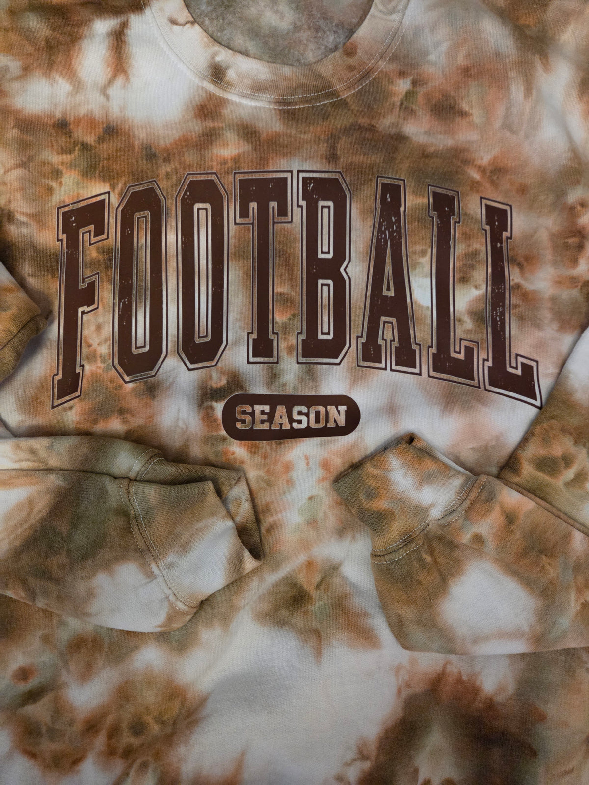 Football Season Tie-Dye Sweatshirt