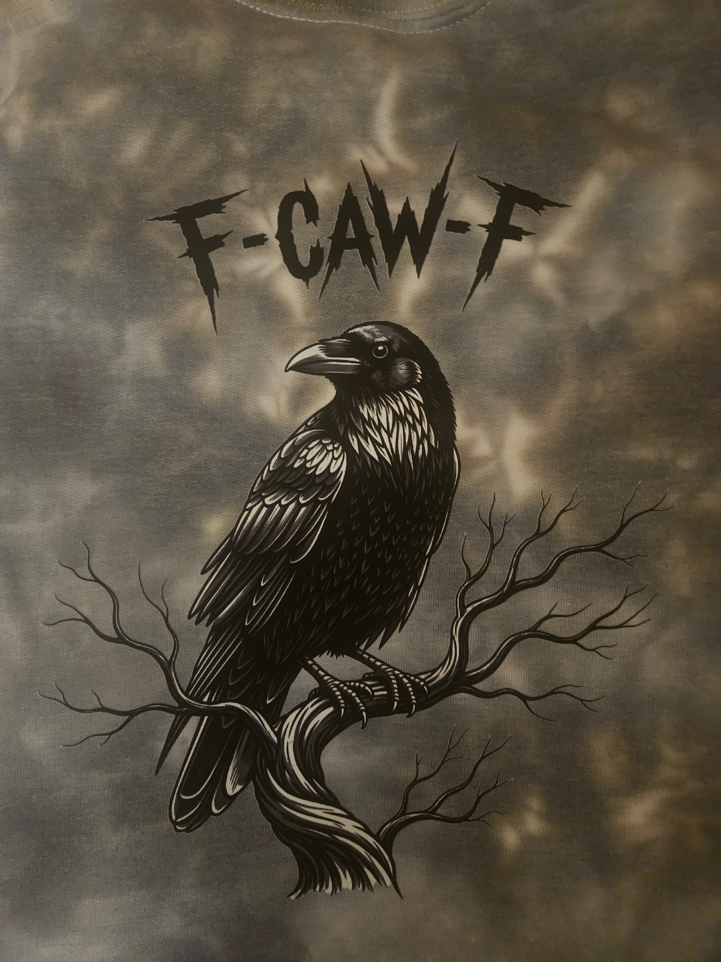 F-caw-F Tie-Dye Sweatshirt