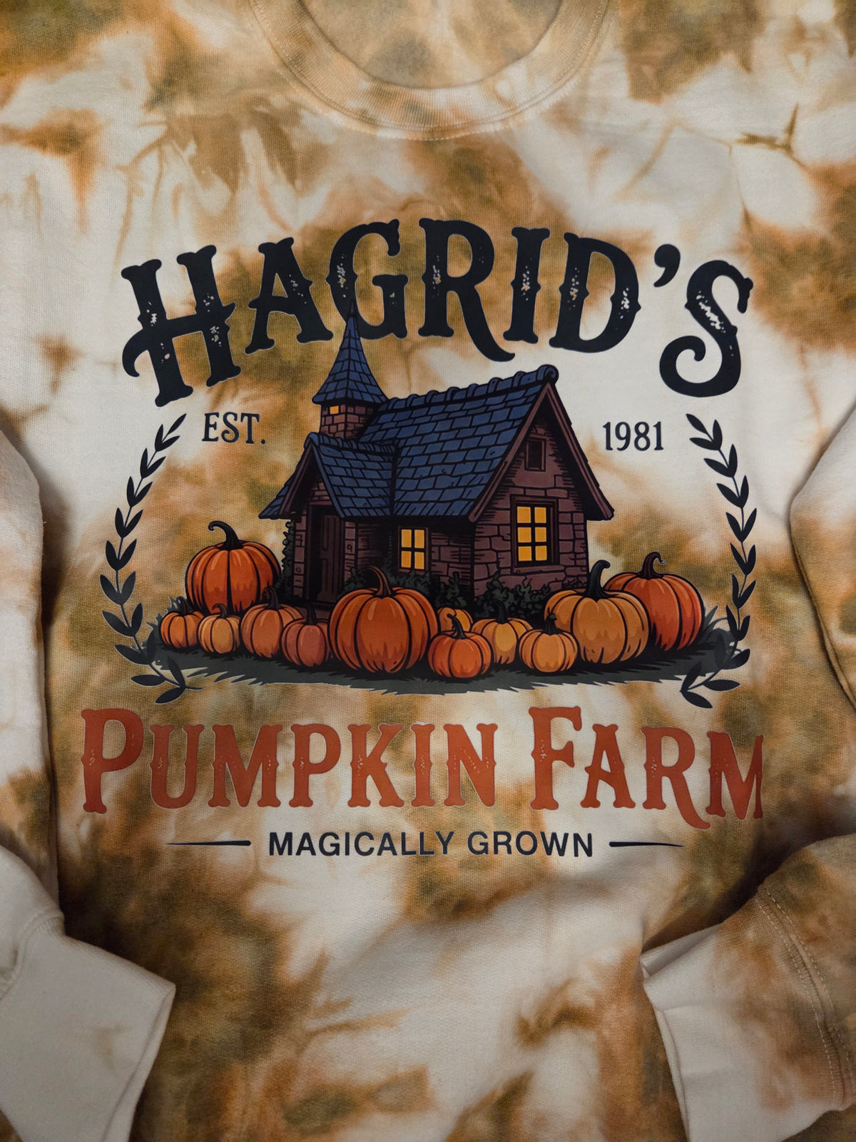 Pumpkin Farm Tie-Dye Sweatshirt