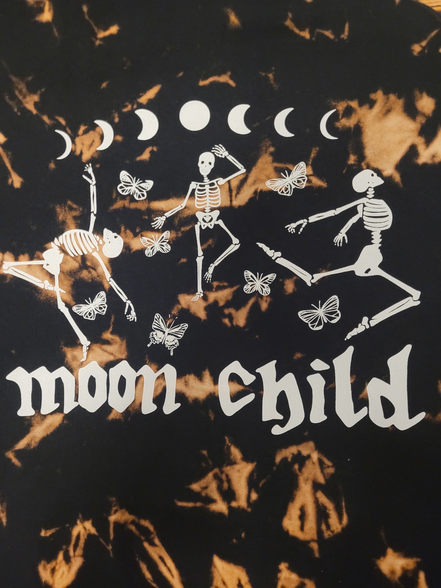 Moon Child Bleach Dye Shirt