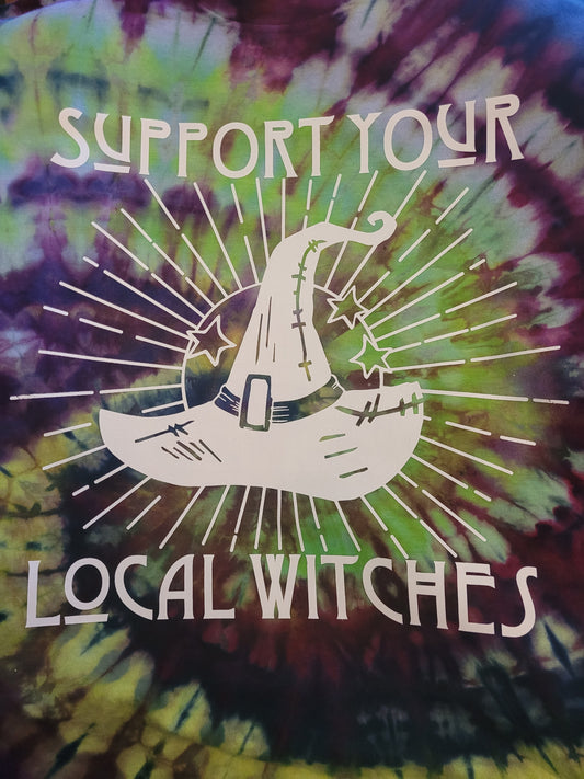 Support Your Local Witches Tie-Dye Shirt