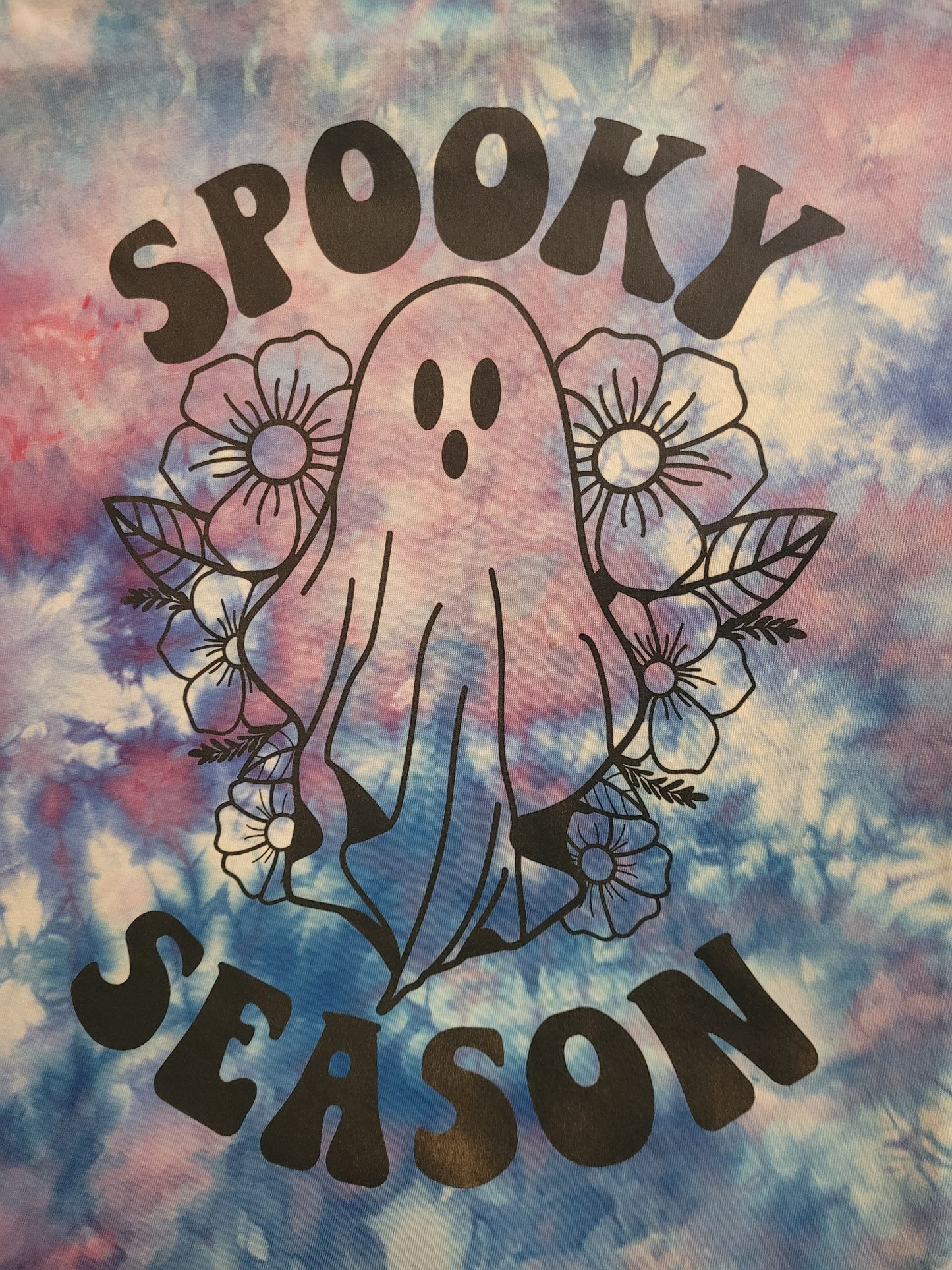 Spooky Season Ghost Tie-Dye Shirt