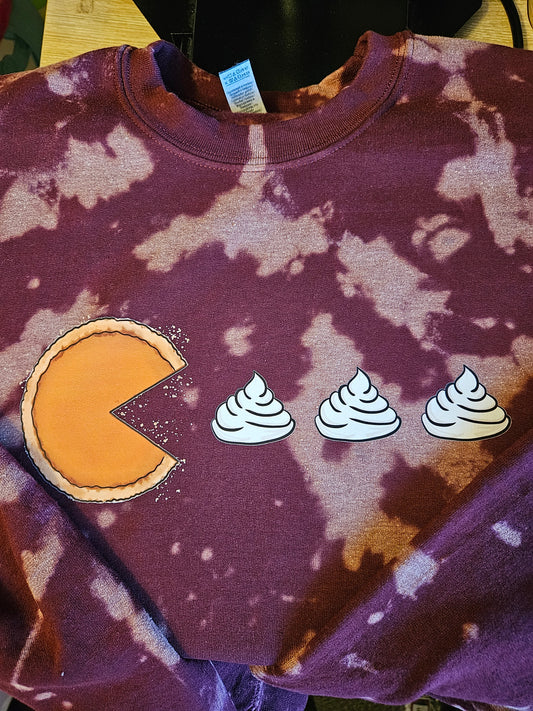 pumpkin pie Sweatshirt Bleach