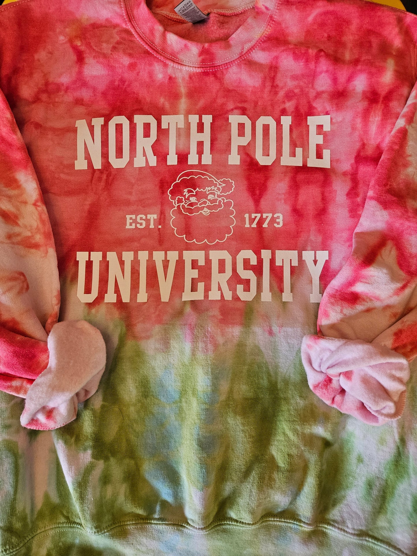 North Pole Split Tie-Dye Sweatshirt