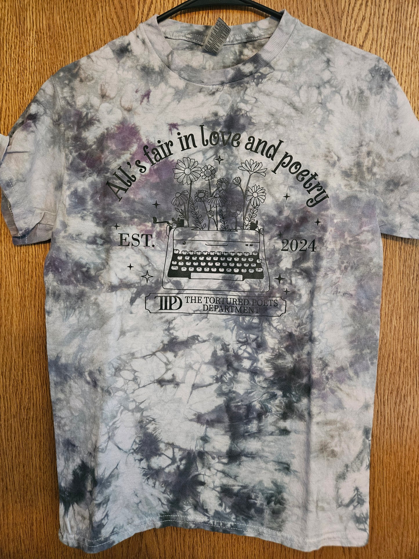 All's Fair in Love and Poetry Tie-Dye Shirt