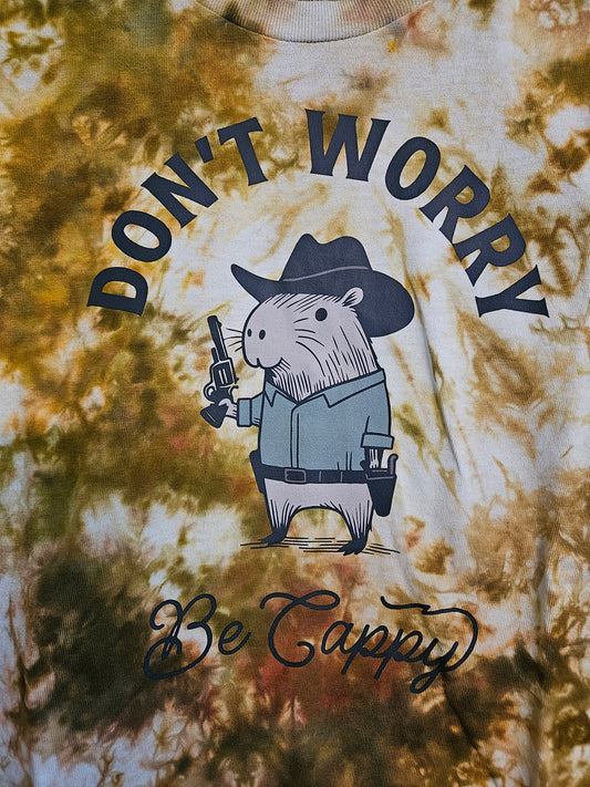 Don't Worry Be Cappy Tie-Dye Shirt