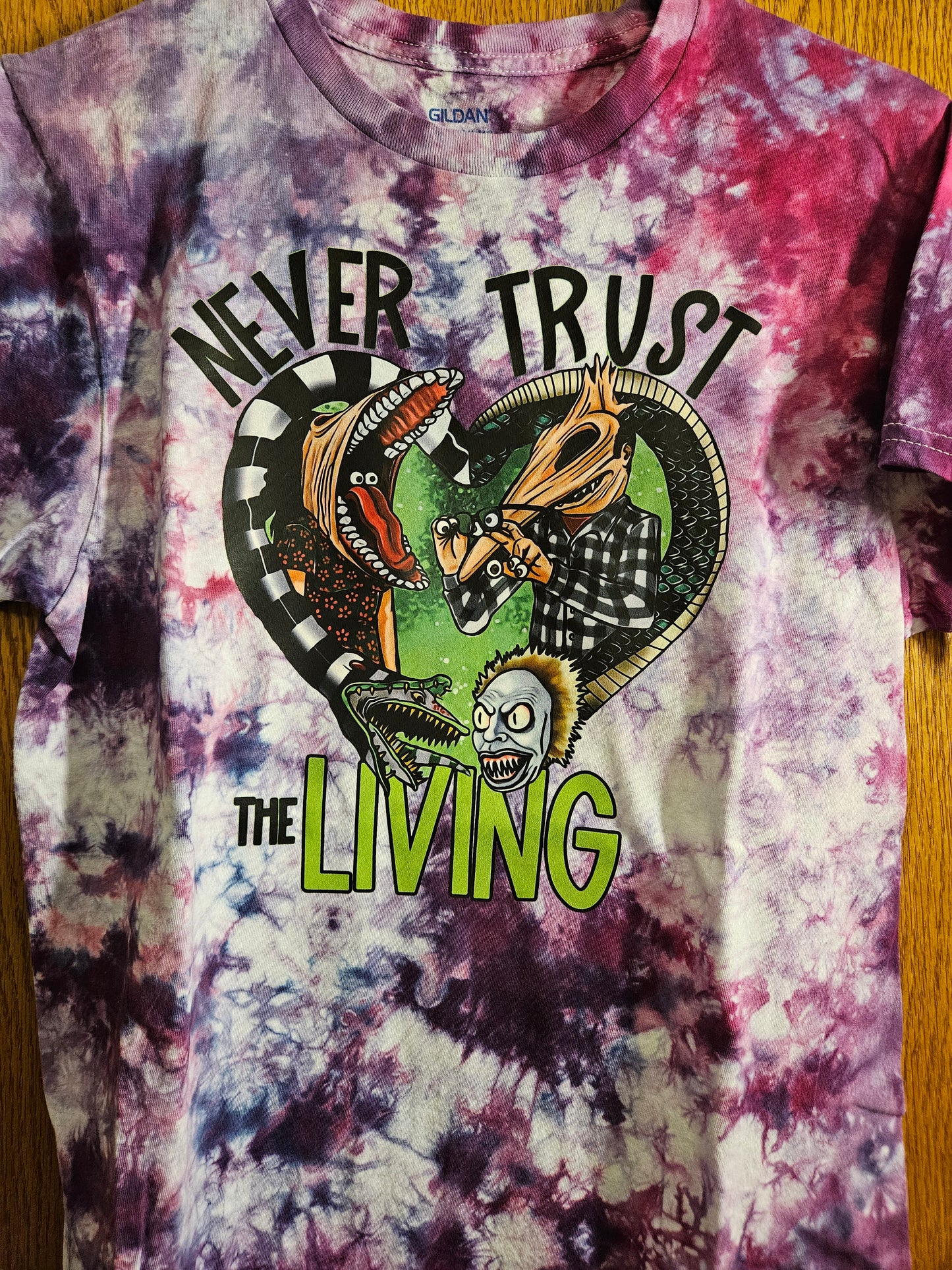 Never Trust The Living Tie-Dye Shirt