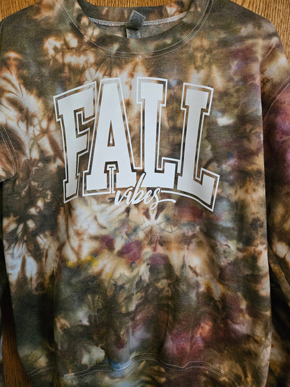 Fall Vibes Tie-Dye Sweatshirt