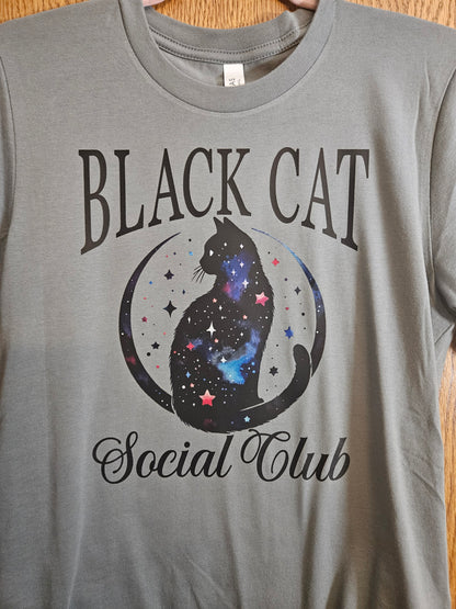 Black Cat Social Club T- Shirt