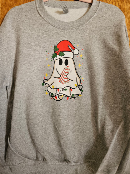 Christmas Ghost Snack Sweatshirt