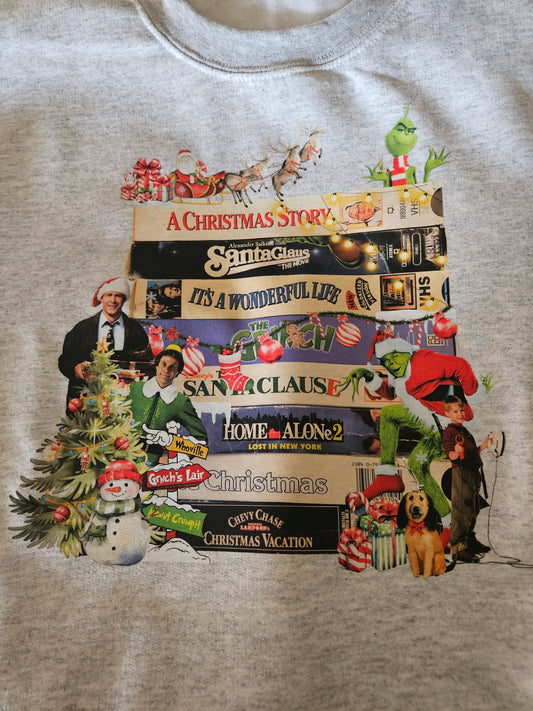 Christmas VHS Sweatshirt