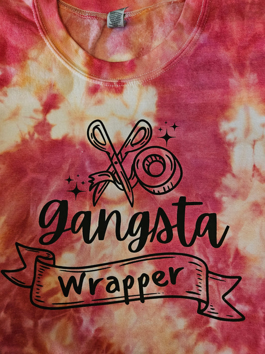Gangsta Wrapper Tie-Dye Sweatshirt