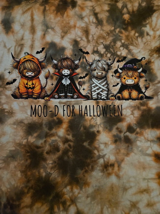 Moo-D for Halloween Tie-Dye Shirt