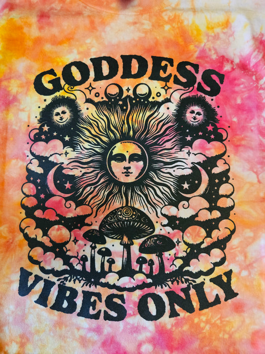 Goddess Vibes Only Tie-Dye Shirt