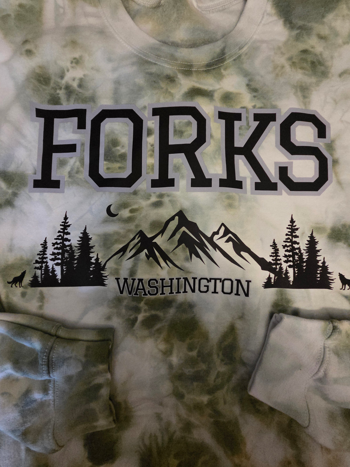 Forks Tie-Dye Sweatshirt