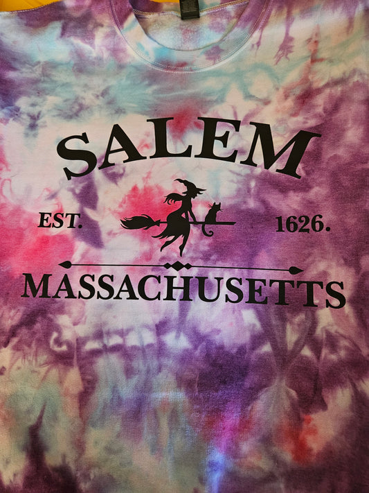 Salem Massachusetts Tie-Dye Sweatshirt