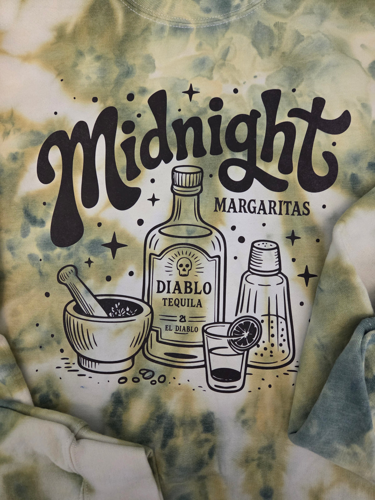 Midnight Margaritas Tie-Dye Sweatshirt