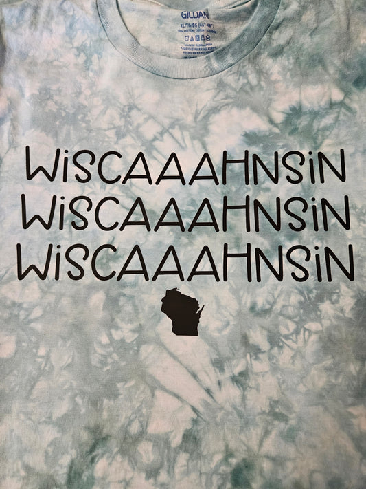 Wiscaaahnsin Tie-Dye Shirt