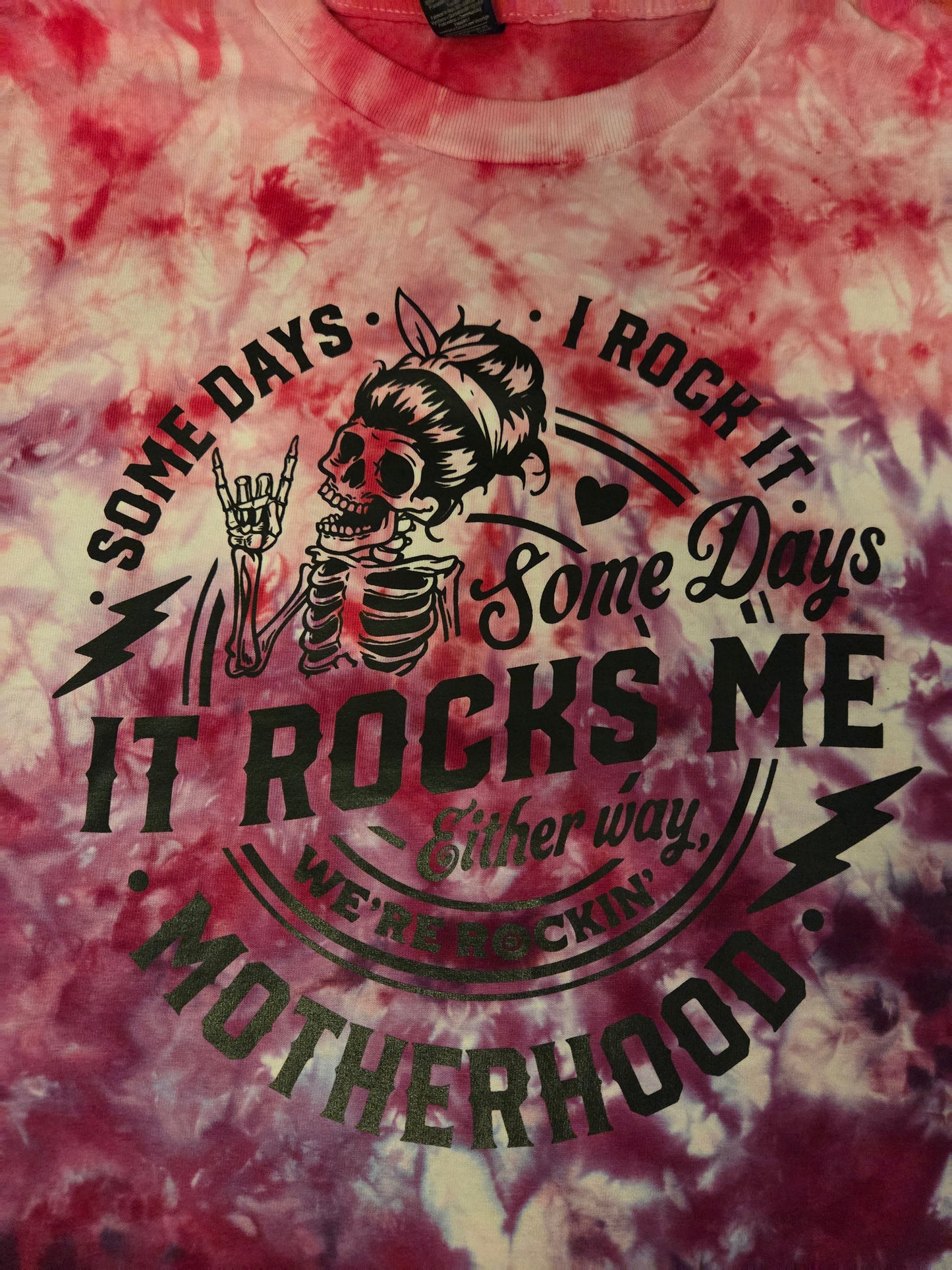 Motherhood rocks it Tie-Dye T-Shirt