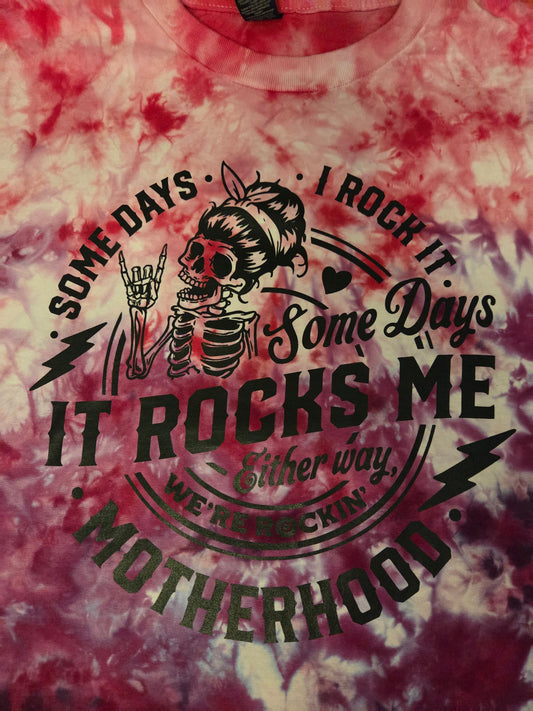Motherhood rocks it Tie-Dye T-Shirt