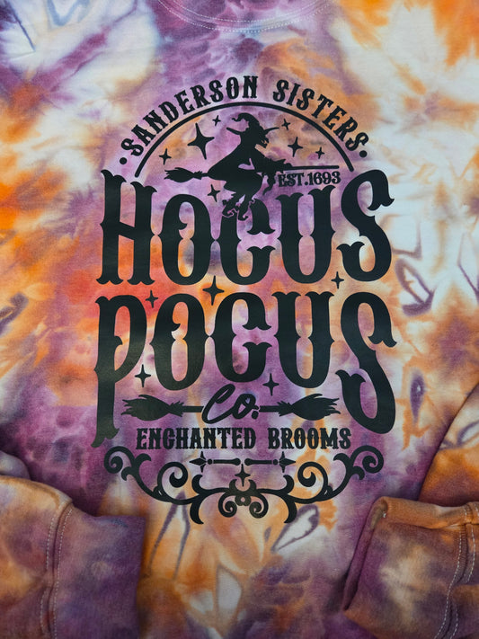 Sisters Brooms Tie-Dye Sweatshirt