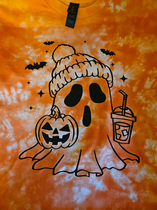Cool Guy Ghost Tie-Dye Shirt