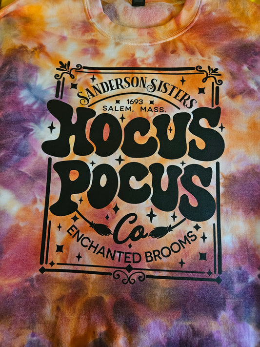 Sisters Brooms Tie-Dye Sweatshirt