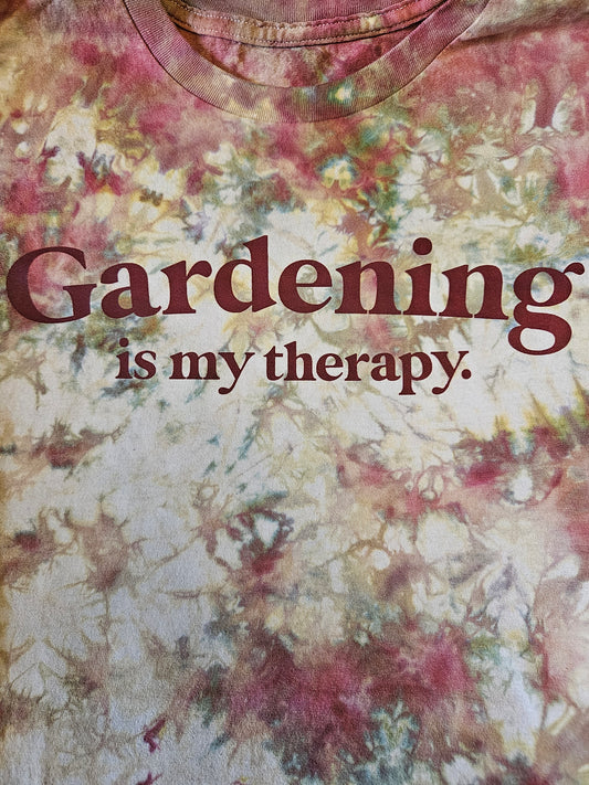Gardening is my Therapy Tie-Dye Shirt