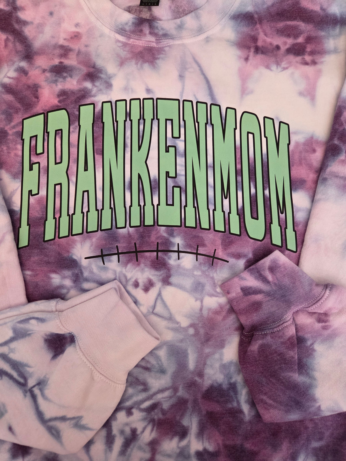 Frankenmom Tie-Dye Sweatshirt